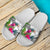 Wallis And Futuna Slide Sandals - Turtle Plumeria Banana Leaf - Polynesian Pride