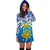 Tuvalu Rugby Women Hoodie Dress Polynesian Flag - Polynesian Pride