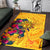 Polynesian Hawaii Kanaka Maoli Area Rug - Hibiscus Flowers & Polynesian Patterns - Polynesian Pride