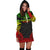 Kanaka Maoli Women's Hoodie Dress - Polynesian Reggae Chief - Polynesian Pride