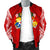 Tonga Polynesian Men's Bomber Jacket - Pattern With Seal Red Version - Polynesian Pride