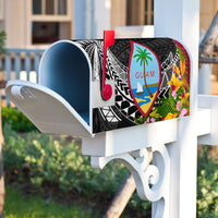 Guam Mailbox Cover - Tropical Flowers Style - Polynesian Pride