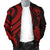 Polynesian Hawaii Men Bomber Jacket - Red Tentacle Turtle - Polynesian Pride