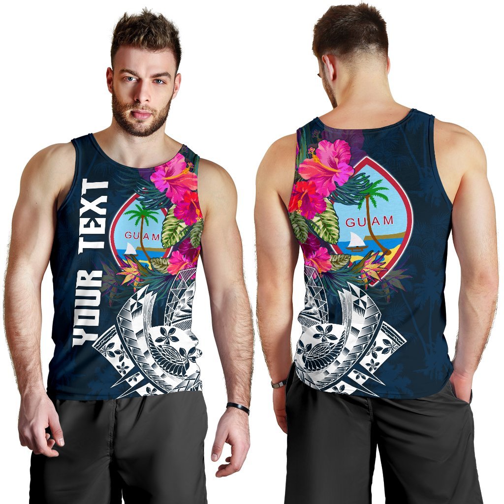 Guam Custom Personalised Men's Tank Top - Summer - Polynesian Pride