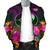 YAP Men's Bomber Jacket - Summer Hibiscus - Polynesian Pride