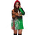 Vanuatu Women's Hoodie Dress Polynesian Palm Tree Flag - Polynesian Pride