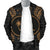 Chuuk Polynesian Men's Bomber Jacket Map Gold - Polynesian Pride