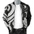 Yap Micronesian Men Bomber Jacket - White Tentacle Turtle - Polynesian Pride