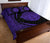 Hawaii Polynesian Pele Mauna Kea Quilt Bed Set Circle Style Purple - Polynesian Pride