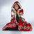 Hawaii Turtle Santa Claus Pattern Christmas Hooded Blanket - San Style - AH - Polynesian Pride