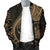 New Caledonia Men's Bomber Jacket Kanaloa Tatau Gen NC (Gold) - Polynesian Pride