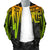 Tahiti Personalised Men's Bomber Jacket - Tahiti Seal In Heartbeat Patterns Style (Reggae) - Polynesian Pride