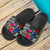 Cook Islands Slide Sandals - Turtle Floral - Polynesian Pride