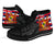 Hawaii High Top Shoes State Royal Flag Polynesian Black Pride AH - Polynesian Pride