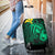 Hawaii Hibiscus Luggage Cover - Harold Turtle - Pastel Green - Polynesian Pride