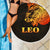 Sun In Leo Zodiac Beach Blanket Polynesian Tattoo Simple - Orange Black - Polynesian Pride