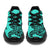 Polynesian Turtle Palm And Sea Pebbles Turquoise Chunky Sneakers - Polynesian Pride