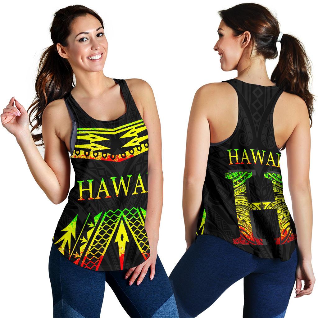 Hawaii Polynesia Women's Racerback Tank - Polynesian Pride