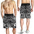 Vanuatu Polynesian Men's Shorts - White Shark Polynesian Tattoo - Polynesian Pride