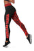 American Samoa Leggings - Red Tattoo - Polynesian Pride