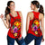 Hawaii Polynesian Women's Racerback Tank - Floral With Seal Red - Polynesian Pride