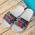 Cook Islands Slide Sandals - Turtle Floral - Polynesian Pride