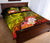 Polynesian Hawaii Quilt Bed Set - Kanaka Maoli Humpback Whale with Tropical Flowers (Yellow) - Polynesian Pride