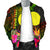 Palau Polynesian Personalised Men's Bomber Jacket - Hibiscus and Banana Leaves - Polynesian Pride