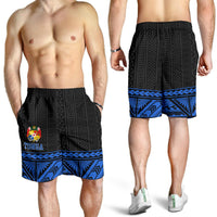 Tonga All Over Print Men's Short - Blue Polynesian - Polynesian Pride