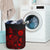 Tahiti Laundry Basket - Polynesian Turtle Hibiscus Red - Polynesian Pride