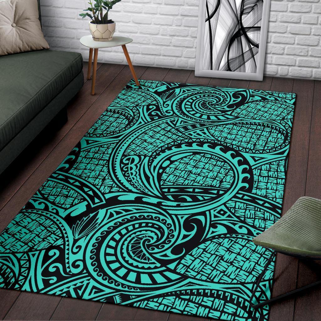 Hawaii Area Rug Polynesian Maori Lauhala AH - Polynesian Pride