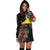 Tokelau Hoodie Dress - Tokelau Flag Hibiscus - Polynesian Pride