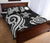 Nauru Quilt Bed Set - White Tentacle Turtle - Polynesian Pride