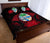 Guam Polynesian Quilt Bed Set Hibiscus Red - Polynesian Pride