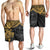 Guam Polynesian Shorts (Men) - Golden Turtle - Polynesian Pride