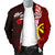 Hawaii Polynesian Men's Bomber Jacket - Coat Of Arm With Hibiscus - Polynesian Pride