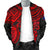 Guam Polynesian Bomber Jacket (Men) - Red Turtle - Polynesian Pride