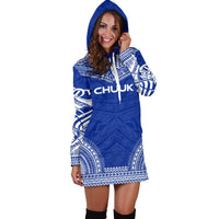 Chuuk Women's Hoodie Dress - Polynesian Flag Chief - Polynesian Pride