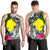 Palau Men Tank Top - Turtle Plumeria Banana Leaf - Polynesian Pride