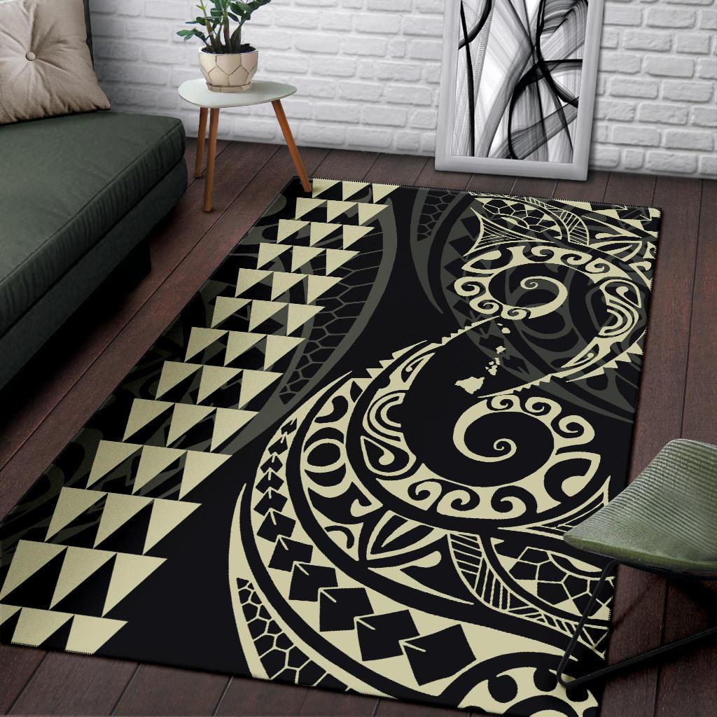 Hawaii Kakau Polynesian Rug - Polynesian Pride