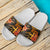 Fiji Slide Sandals - Gold Plumeria - Polynesian Pride