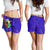 American Samoa Polynesian Women Shorts - Aunu'u Island Women PURPLE - Polynesian Pride