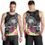 Hawaii Polynesian Men's Tank Top - Turtle Plumeria (Black) - Polynesian Pride