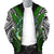 Manaia Mythology Men Bomber Jacket Silver Fern Maori Tattoo - Polynesian Pride