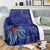 Hibiscus Flowers Premium Blanket - Polynesian Patterns Style - Polynesian Pride