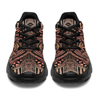 Polynesian Symmetry Brown Chunky Sneakers - Polynesian Pride