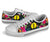 New Caledonia Low Top Shoe - Hibiscus Polynesian Pattern - Polynesian Pride