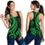 Palau Women's Racerback Tank - Green Tentacle Turlte - Polynesian Pride