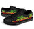 American Samoa Low Top Shoes - Reggae Tentacle Turtle - Polynesian Pride