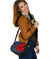 Hawaii Lauhala Hibiscus Polynesian Tropical Canvas Saddle Bag Purple - Wake Style - AH - Polynesian Pride